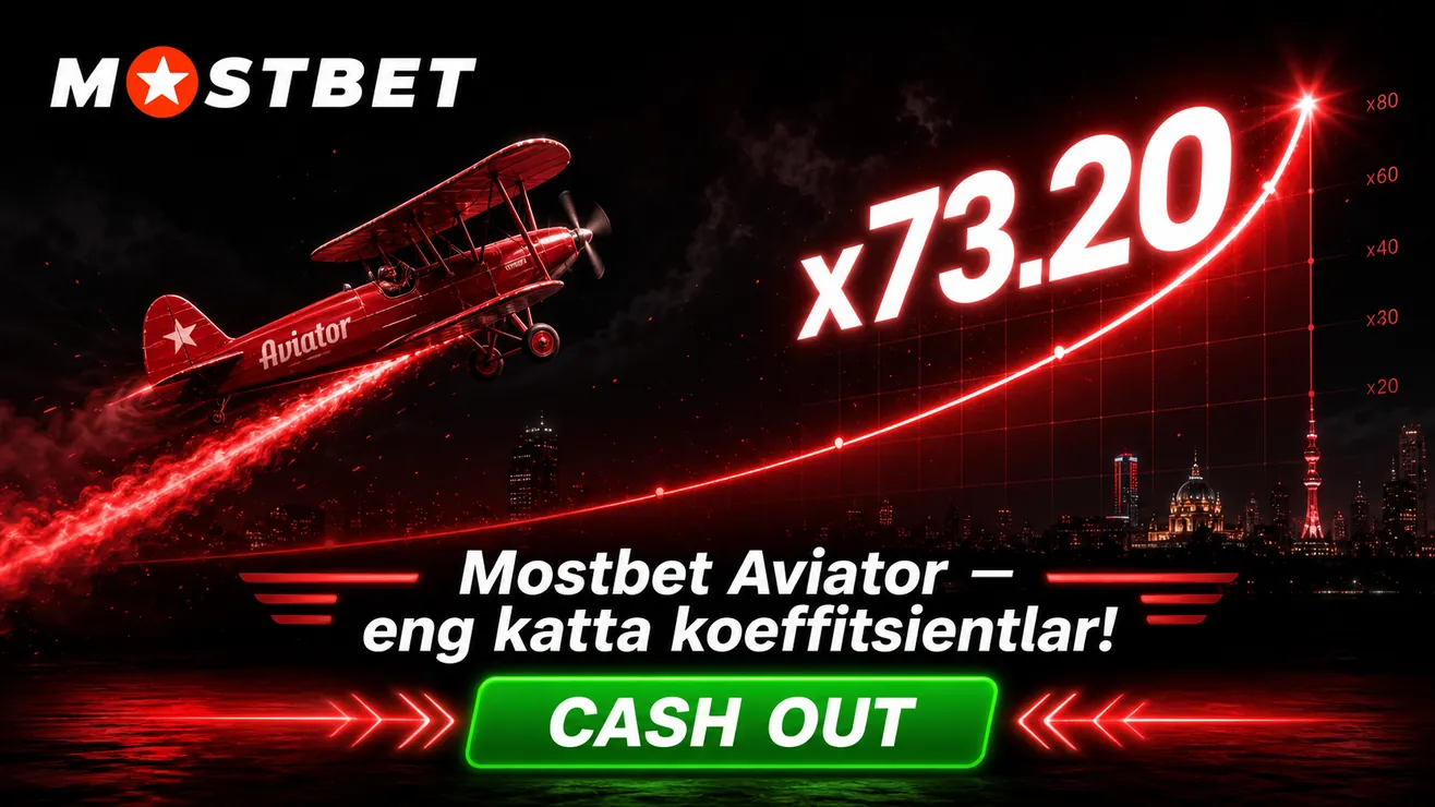 Mostbet Aviator crash game O'zbekiston